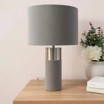 Velvet Side Table Lamp