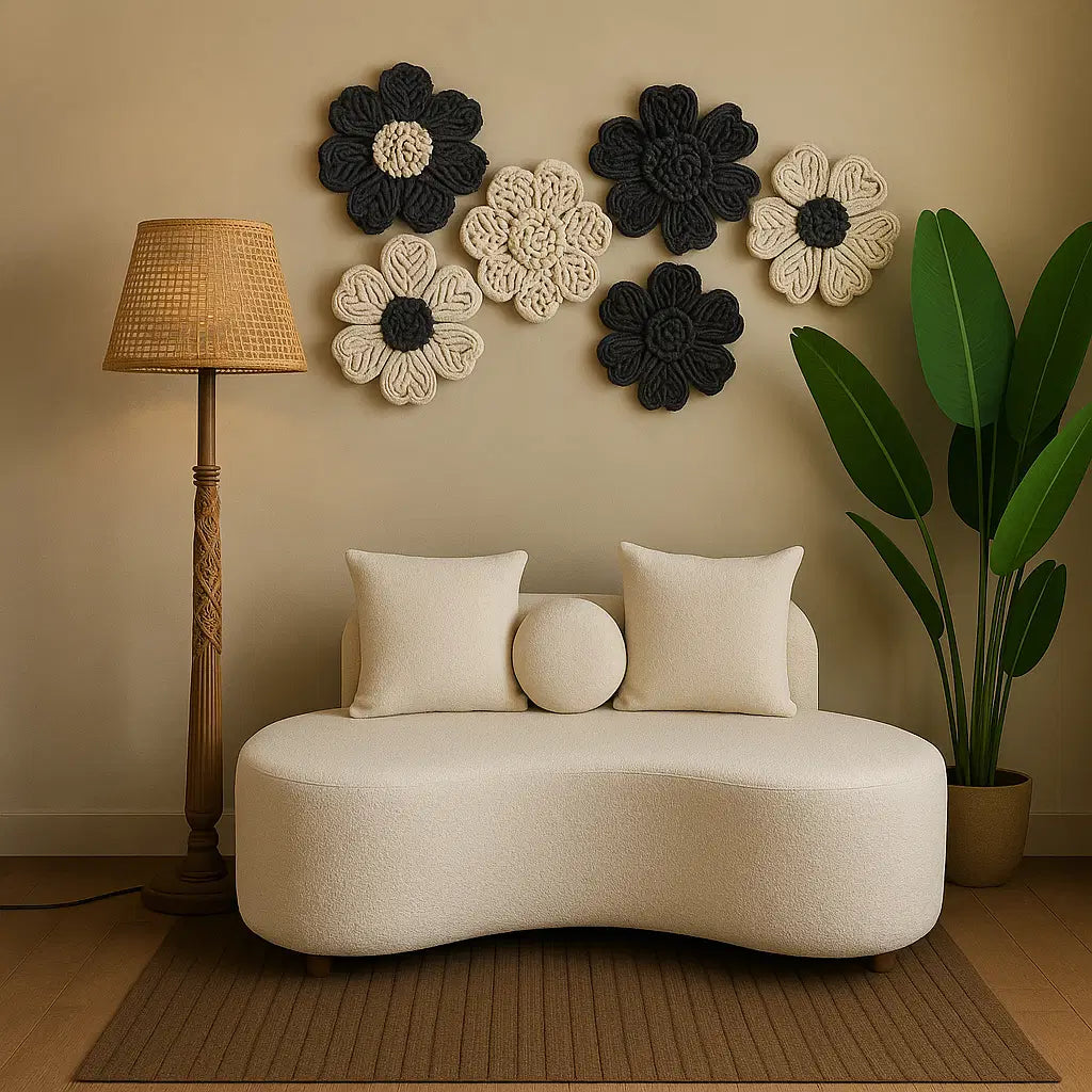 Contour 2-Seater Boucle Sofa