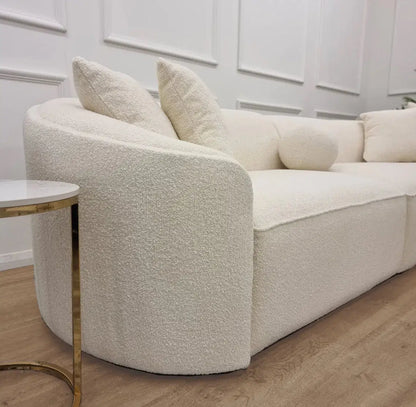Bouclé Sofa 5-Seater