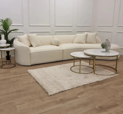 Bouclé Sofa 5-Seater