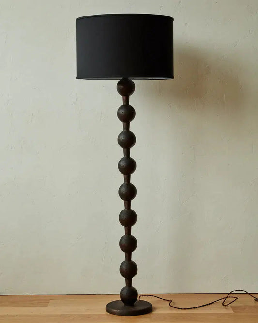 Hugo Barbell Floor Lamp - Dark Wash