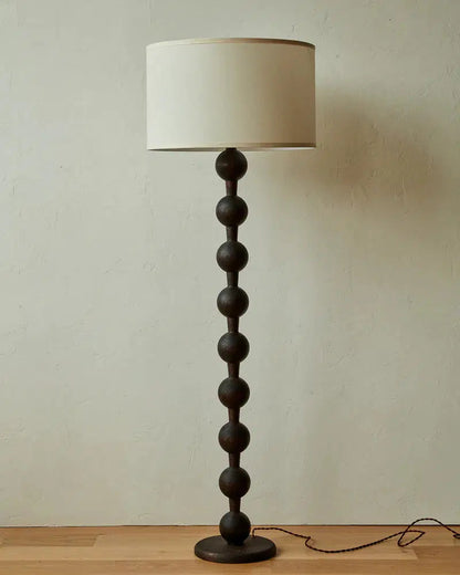 Hugo Barbell Floor Lamp - Dark Wash