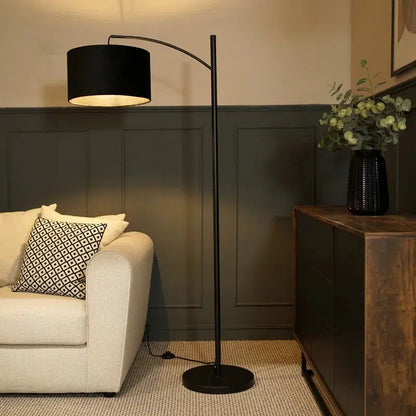 Floor Lamp – Black Metal Finish