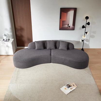 Bouclé Sofa 4-Seater