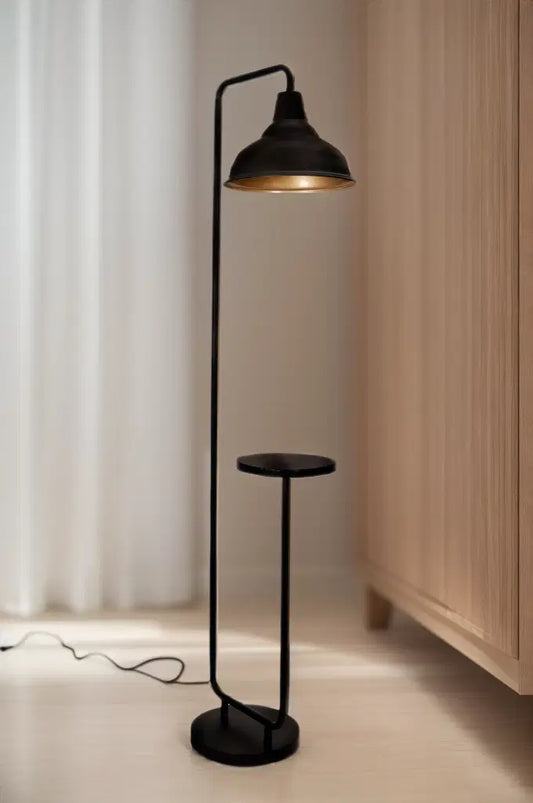 Metal shade floor lamp 233