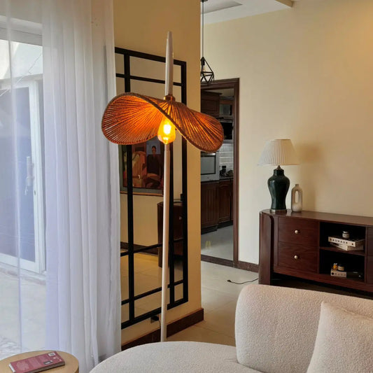 Boho Beige Arch Lamp