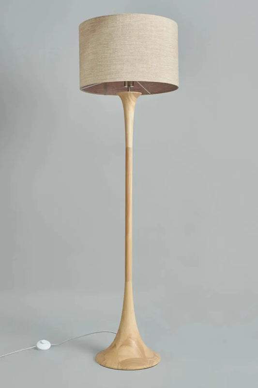 Lea Wooden Floor Lamp