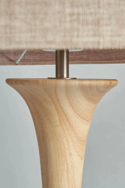 Lea Wooden Floor Lamp