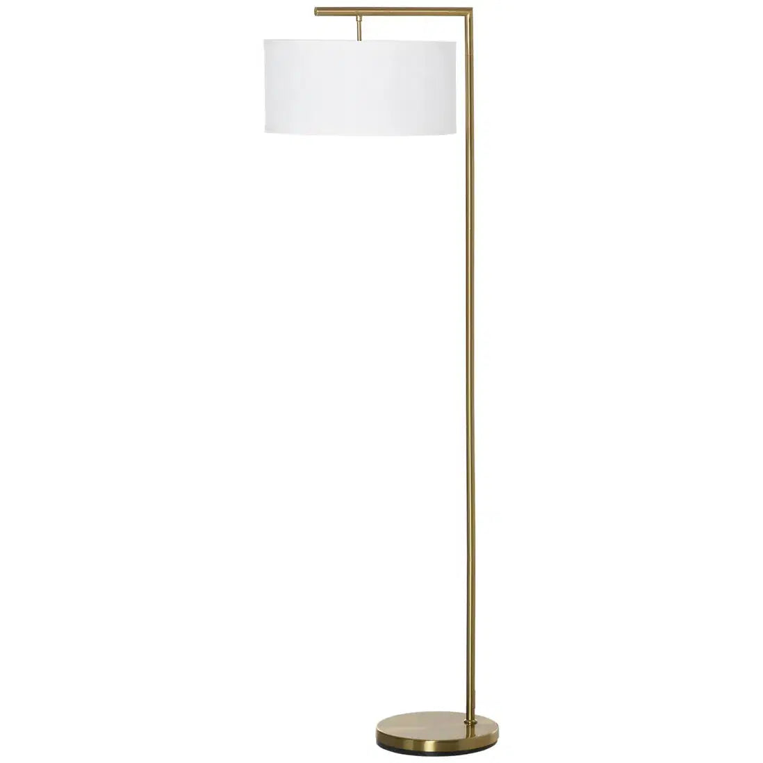 Modern Elegance Brass Floor Lamp