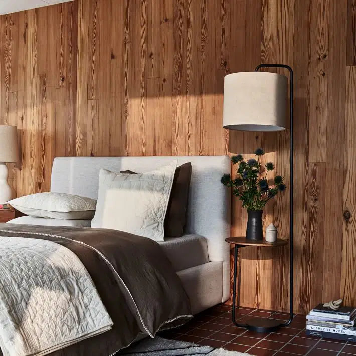 Industrial Wooden Lamp