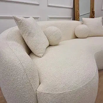 3-Seater Boucle Sofa